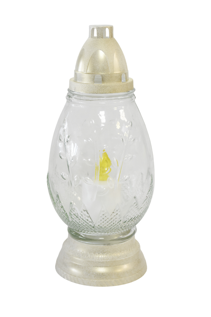 Stakleni LED lampion